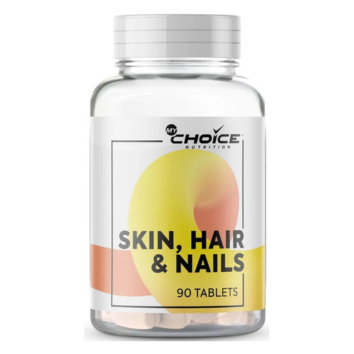 фото Витаминный комплекс mychoice nutrition skin hair nails, таблетки, 90шт, без вкуса