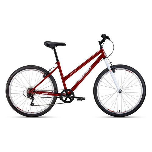 фото Велосипед altair mtb ht 26 low (2021), горный (взрослый), рама: 17", колеса: 26", красный/белый, 14.7кг [rbkt1m166008]