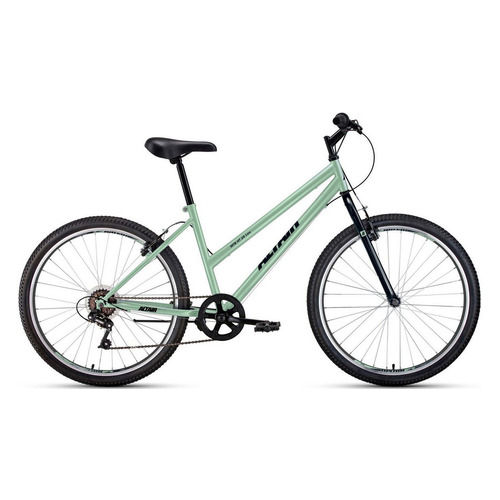 фото Велосипед altair mtb ht 26 low (2021), горный (взрослый), рама: 15", колеса: 26", мятный/черный, 14.6кг [rbkt1m166003]