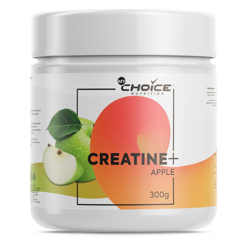 фото Креатин mychoice nutrition creatine+, порошок, 300гр, яблоко