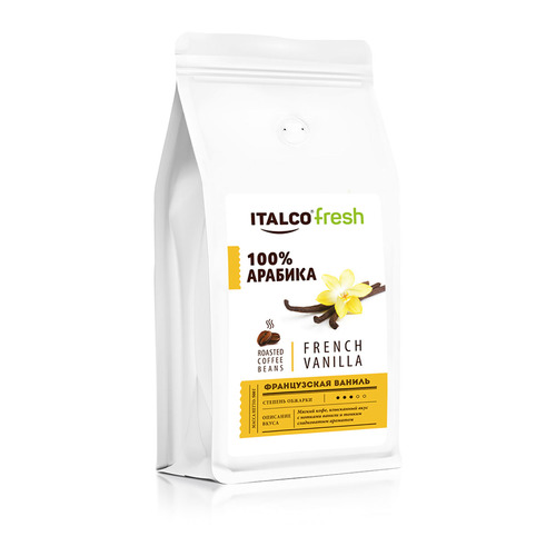 

Кофе зерновой ITALCO French vanilla, средняя обжарка, 500 гр, French vanilla