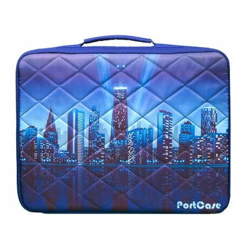 фото Сумка для ноутбука 13.3" portcase kcb-13 city, синий