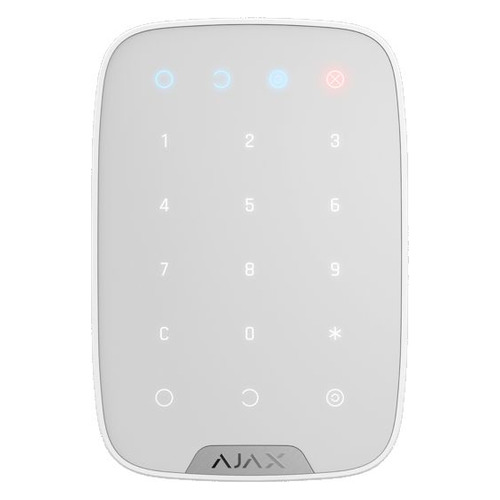 фото Клавиатура ajax keypad plus, белый, 1 шт. [00-00188418]