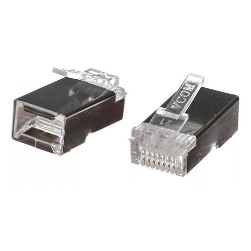 фото Коннектор rj-45 vcom vna2230-1/100 ftp (экранированный, кат 5е) (упак.:100шт) noname