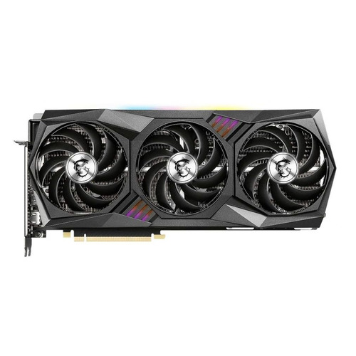 фото Видеокарта msi nvidia geforce rtx 3080, rtx 3080 gaming z trio 12g lhr, 12гб, gddr6x, lhr, ret [602-v389-279s]