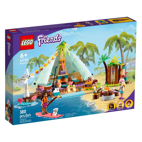 фото Конструктор lego friends кэмпинг на пляже, 41700