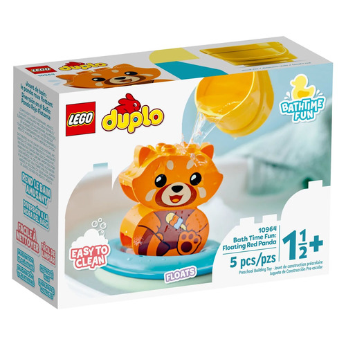 

Конструктор Lego Duplo Приключения в ванной: Красная панда на плоту, 10964, Приключения в ванной: Красная панда на плоту