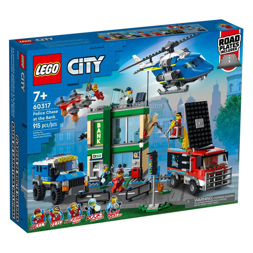 фото Конструктор lego city полицейская погоня в банке, 60317