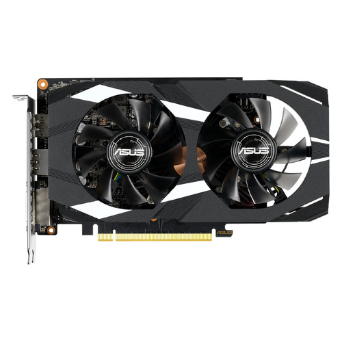 фото Видеокарта asus nvidia geforce gtx 1650, dual-gtx1650-4gd6-p, 4гб, gddr6, ret