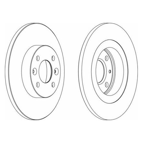 

Тормозной диск FERODO DDF1502, передний, DDF1502