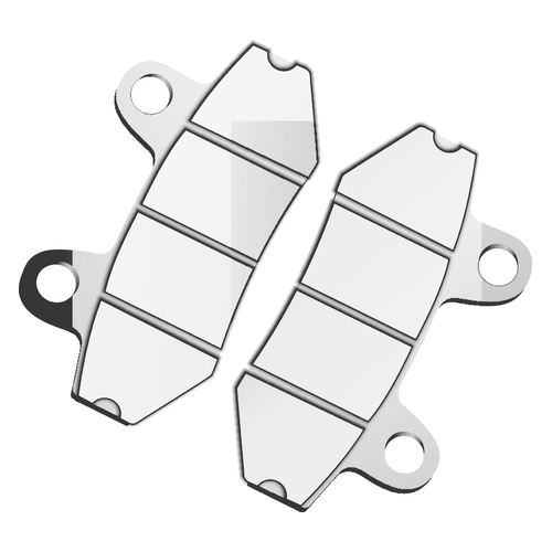 

Тормозные колодки FENOX BP43459, дисковые, передние, BP43459