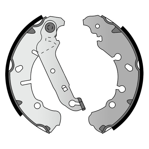 

Тормозные колодки JAPANPARTS GF-S03AF, барабанные, задние, GF-S03AF