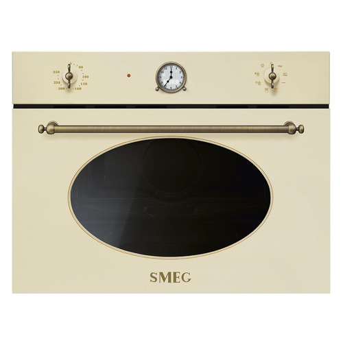 фото Духовой шкаф smeg sf4800mpo, кремовый