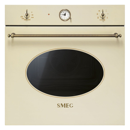 фото Духовой шкаф smeg sft805po, кремовый