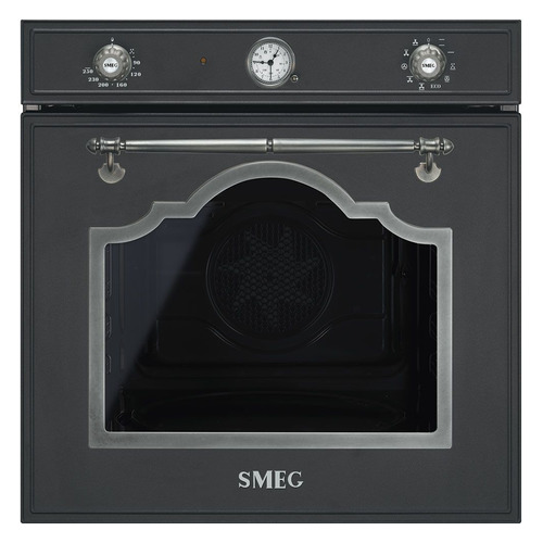 фото Духовой шкаф smeg sf750as, антрацит/серебристый