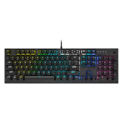 

Клавиатура Corsair K60 Rgb Pro Low Profile, USB, черный [ch-910d018-ru], K60 Rgb Pro Low Profile