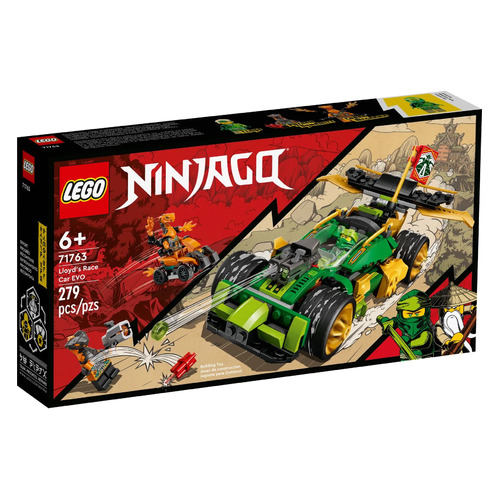 фото Конструктор lego ninjago гоночный автомобиль эво ллойда, 71763