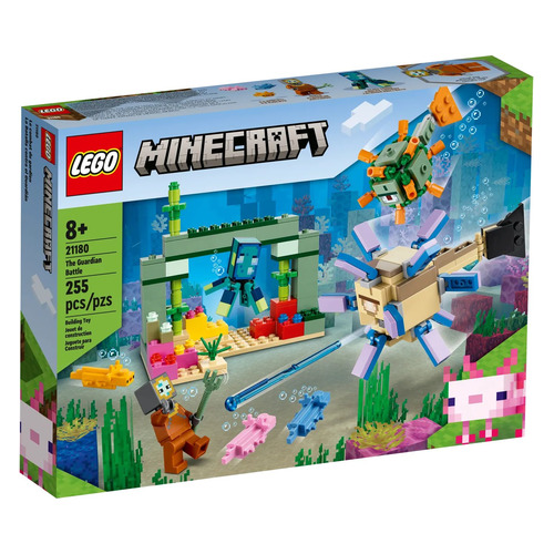 

Конструктор Lego Minecraft Битва со стражем, 21180, Битва со стражем