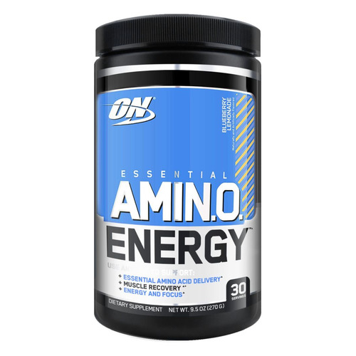 фото Аминокислотный комплекс optimum nutrition essential amino energy, порошок, 270гр, черничный лимонад [on342]