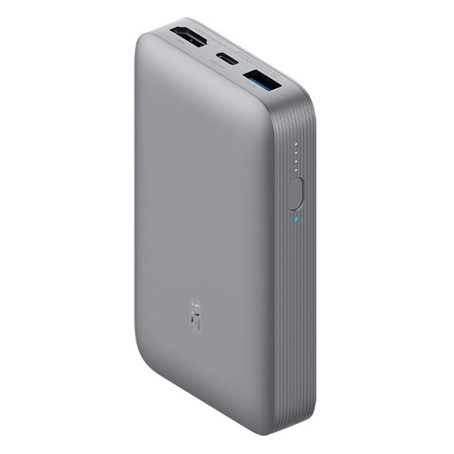 

Внешний аккумулятор (Power Bank) Xiaomi PowerBank ZMIQB816, 10000мAч, серый [qb816 grey], ZMIQB816
