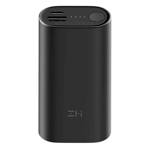 

Внешний аккумулятор (Power Bank) Xiaomi PowerBank ZMIQB818, 10000мAч, черный [qb818 black], ZMIQB818