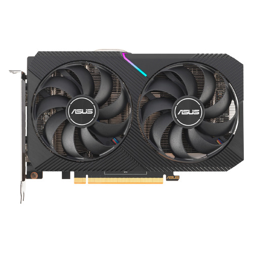 фото Видеокарта asus amd radeon rx 6500xt, dual-rx6500xt-o4g, 4гб, gddr6, oc, ret