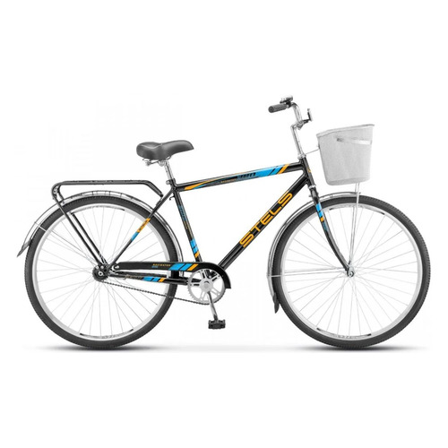

Велосипед STELS Navigator-300 Gent Z010 (2022), дорожный (взрослый), рама 20", колеса 28", черный, 17.4кг, с корзиной [lu070377], Navigator-300 Gent Z010