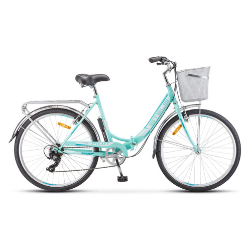 

Велосипед STELS Pilot-850 Z010 (2022), городской (взрослый), рама 19", колеса 26", изумрудный, 16.9кг, с корзиной [lu082302], Pilot-850 Z010