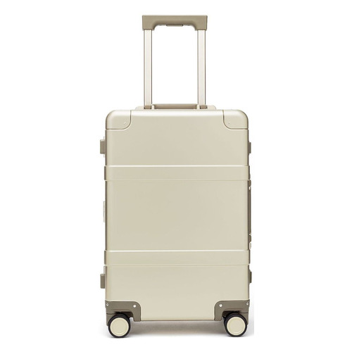 фото Чемодан xiaomi ninetygo metal luggage, 37.5 х 55 х 21.5 см, 4.2кг, золотистый [100502]