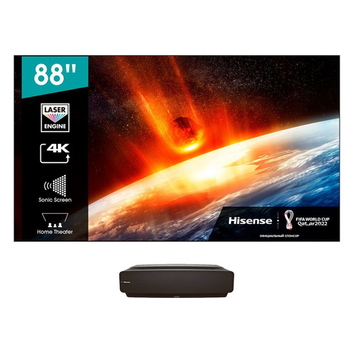 

Телевизор Hisense Laser TV 88L5VG, 88", Ultra HD 4K, Черный, Laser TV 88L5VG
