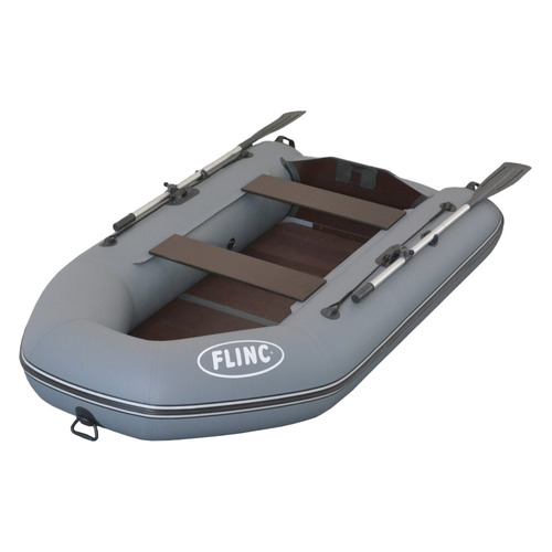 

Лодка гребная FLINC FT260L, надувная, серый, FT260L