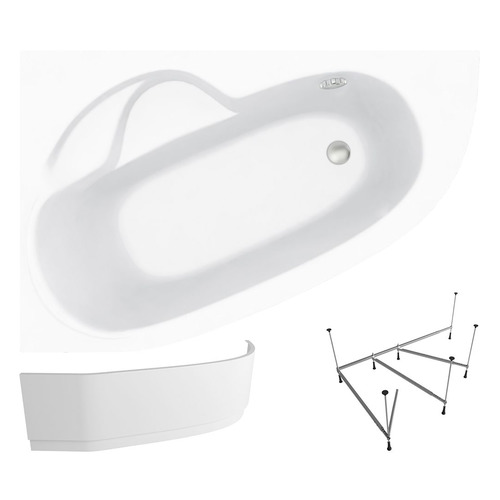 

Ванна акриловая LAVINIA BOHO Bell Pro S2-3702150L 1500мм х 1000мм, с каркасом, с экраном, Белый, S2-3702150L