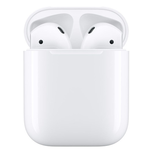 

Гарнитура Apple AirPods, with Charging Case, Bluetooth, вкладыши, белый [mv7n2ru/a], AirPods