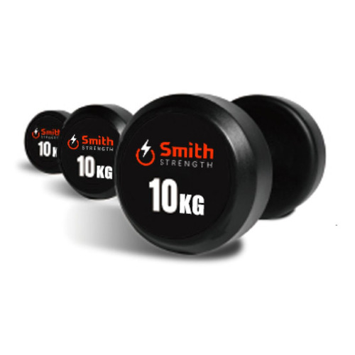 фото Набор гантелей smith strength db145 10гант. 137.5кг обрезин. черный