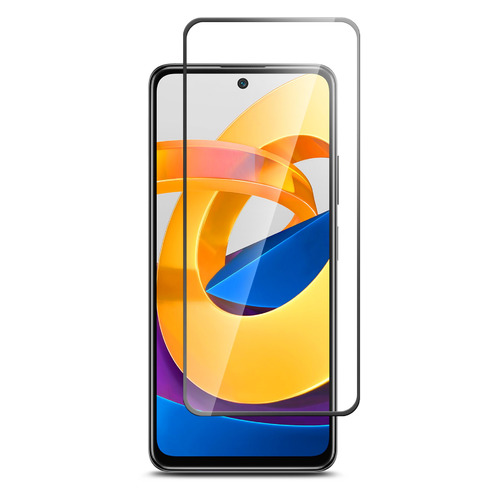 

Защитное стекло для экрана BORASCO Full Glue для Xiaomi Poco M4 Pro 5G антиблик, 74 х 161 мм, 2.5D, 1 шт, черный [70104], Full Glue