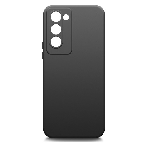 фото Чехол (клип-кейс) borasco silicone case, для tecno camon 18 premier, черный (матовый) [40965]