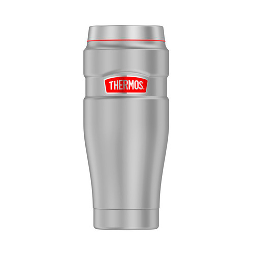 фото Термокружка thermos sk1005 rcms, 0.47л, серый/ красный [383020]