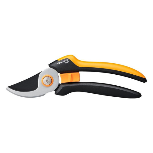 фото Секатор плоскостной fiskars solid p341 черный/оранжевый (1057164)