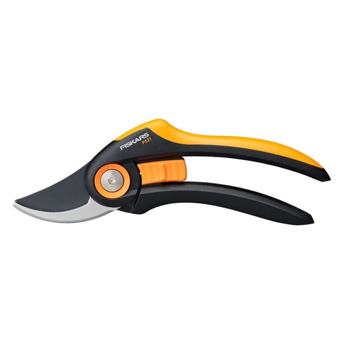 фото Секатор плоскостной fiskars plus p521 черный/оранжевый (1057167)