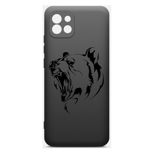 

Чехол (клип-кейс) BORASCO ArtWorks, для Samsung Galaxy A03, черный/рисунок [50941], ArtWorks