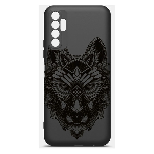 

Чехол (клип-кейс) BORASCO ArtWorks, для Tecno Camon 17P, черный/рисунок [51135], ArtWorks