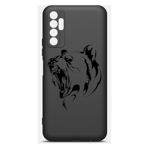 

Чехол (клип-кейс) BORASCO ArtWorks, для Tecno Camon 17P, черный/рисунок [51137], ArtWorks