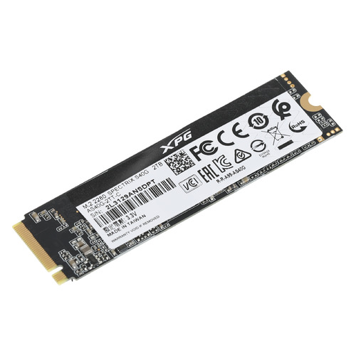 

SSD накопитель A-Data S40G RGB AS40G-2TT-C 2ТБ, M.2 2280, PCI-E x4, NVMe, AS40G-2TT-C