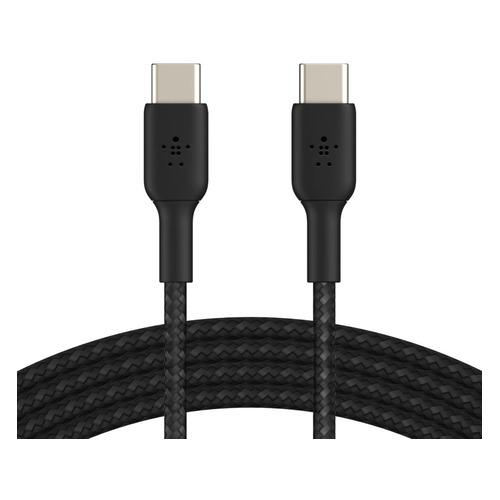 фото Кабель belkin cab004bt1mbk, usb type-c (m) - usb type-c (m), 1м, в оплетке, черный