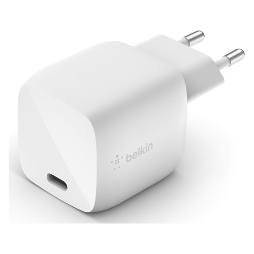 фото Сетевое зарядное устройство belkin wch001vfwh, usb-c, 3a, белый