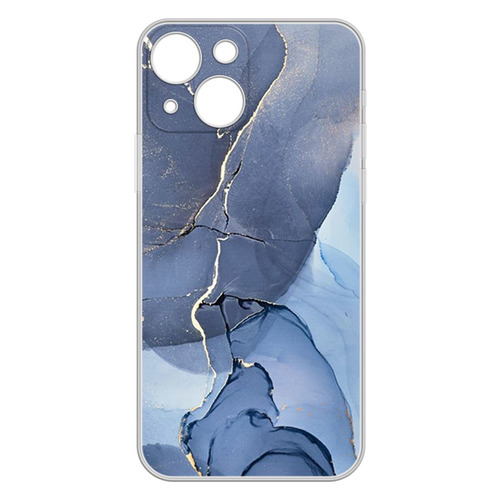 

Чехол (клип-кейс) GRESSO Air, для Apple iPhone 13, прозрачный/голубой [gr17aaae9111], Air