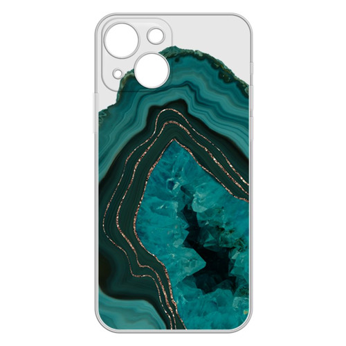

Чехол (клип-кейс) GRESSO Air, для Apple iPhone 13, прозрачный/зеленый [gr17aaae9113], Air