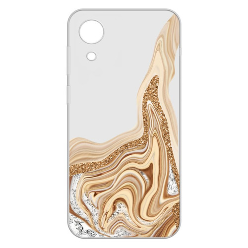 

Чехол (клип-кейс) GRESSO Air, для Samsung Galaxy A03 Core, прозрачный/золотистый [gr17aaae9250], Air