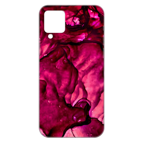 

Чехол (клип-кейс) GRESSO Air, для Samsung Galaxy A12, прозрачный/бордовый [gr17aaae9270], Air