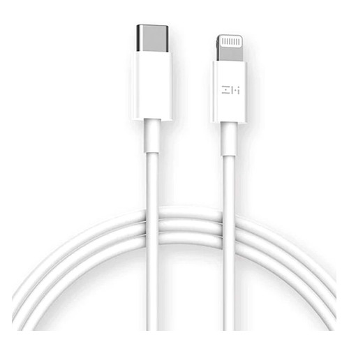 

Кабель Xiaomi ZMI AL871, Lightning (m) - USB Type-C (m), 0.3м, MFI, белый, ZMI AL871
